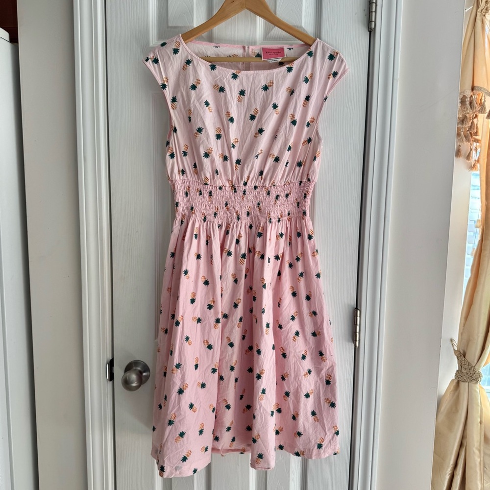 Kate Spade Blaire Pink Pineapple Print Dress - Picture 5 of 9